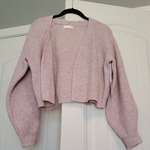 NWT LC Lauren Conrad Petite XS Pink Cardigan